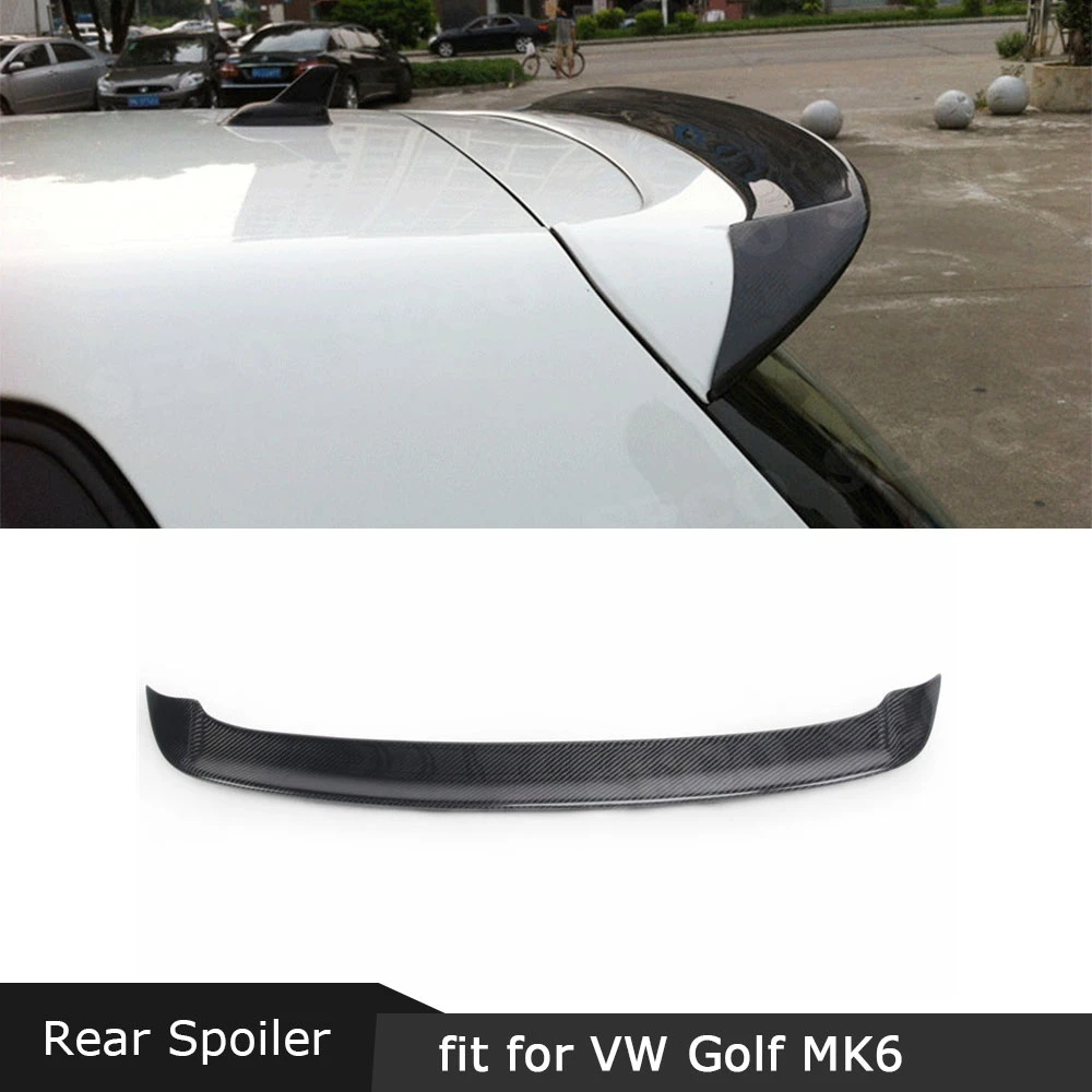 Задний спойлер из углеродного волокна/ФАП на крышу оконные крылья для Volkswagen VW Golf 6