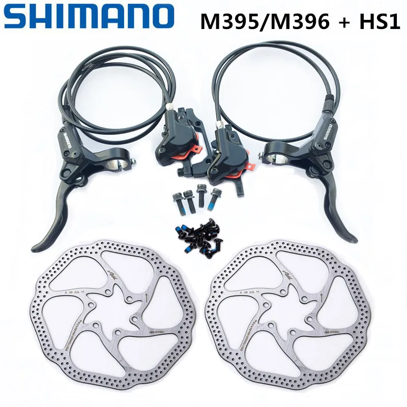 Набор гидравлических тормозных колодок Shimano M396 M395 дисковый тормоз для велосипеда