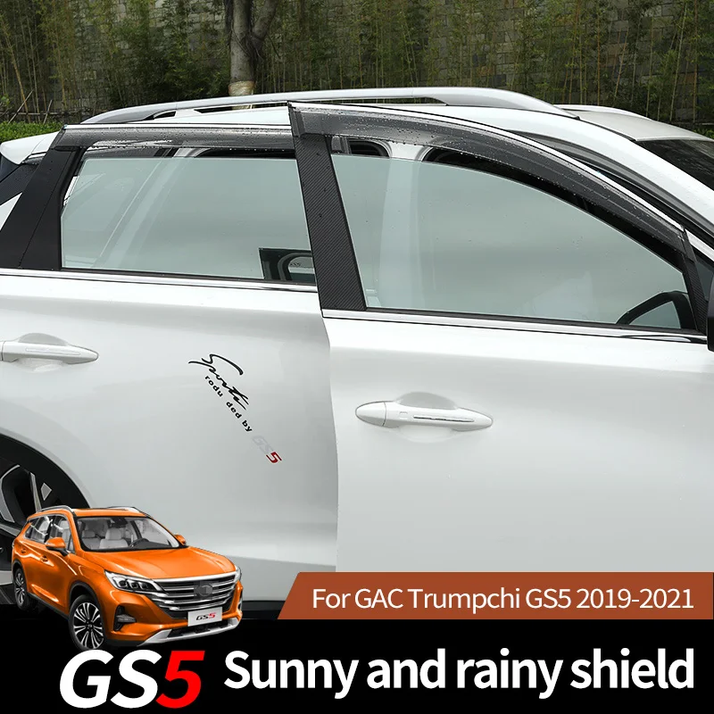 Per Gac Trumpchi Gs5 2019 2020 2021 Weather Shield Side Window Deflettore Acrilico Sun Rain Accessori