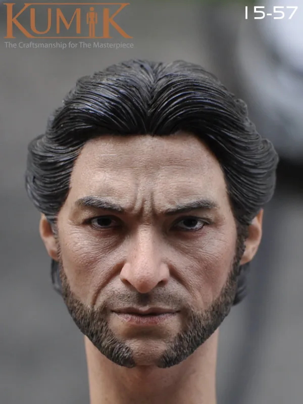 1:6 аксессуары для кукол-фигурок Lee Byung hun, X-men, проф. X, Росомаха, в возрасте Logan head sculpt для 1" куклы-фигурки. A0503