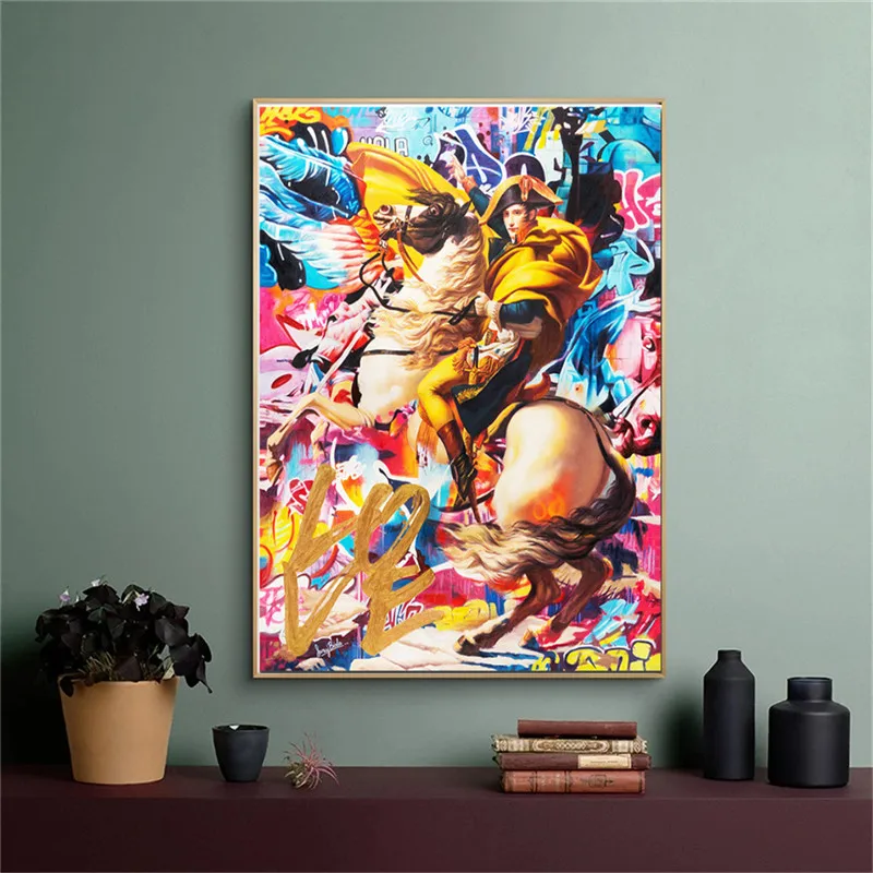 Фотообои с изображением Наполеона граффити | Дом и сад