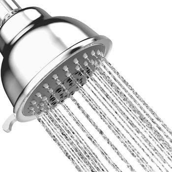 

High Pressure Shower Head 4 Inch Anti-leak Anti-clog Adjustable 5 Function for Home Hotel Bathroom SNO88