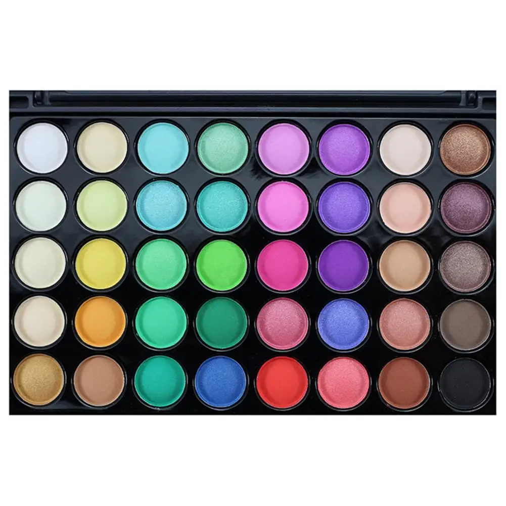 

40 Color Eyeshadow Palette Matte Glitter EyeShadow Smoky/Warm Color Diamond Shimmer Eye Primer Luminous Eye Shadow Women Gift
