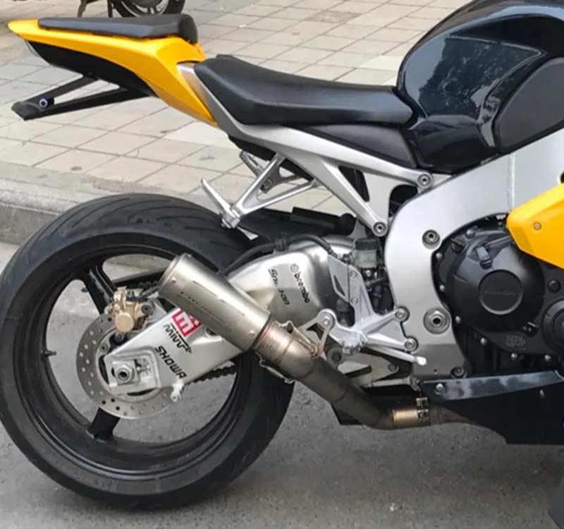 CBR1000RR мотоциклетные слипоны Выхлопная система глушителя Соединительная труба для Honda CBR1000RR 2008-2011 2013- US Edition