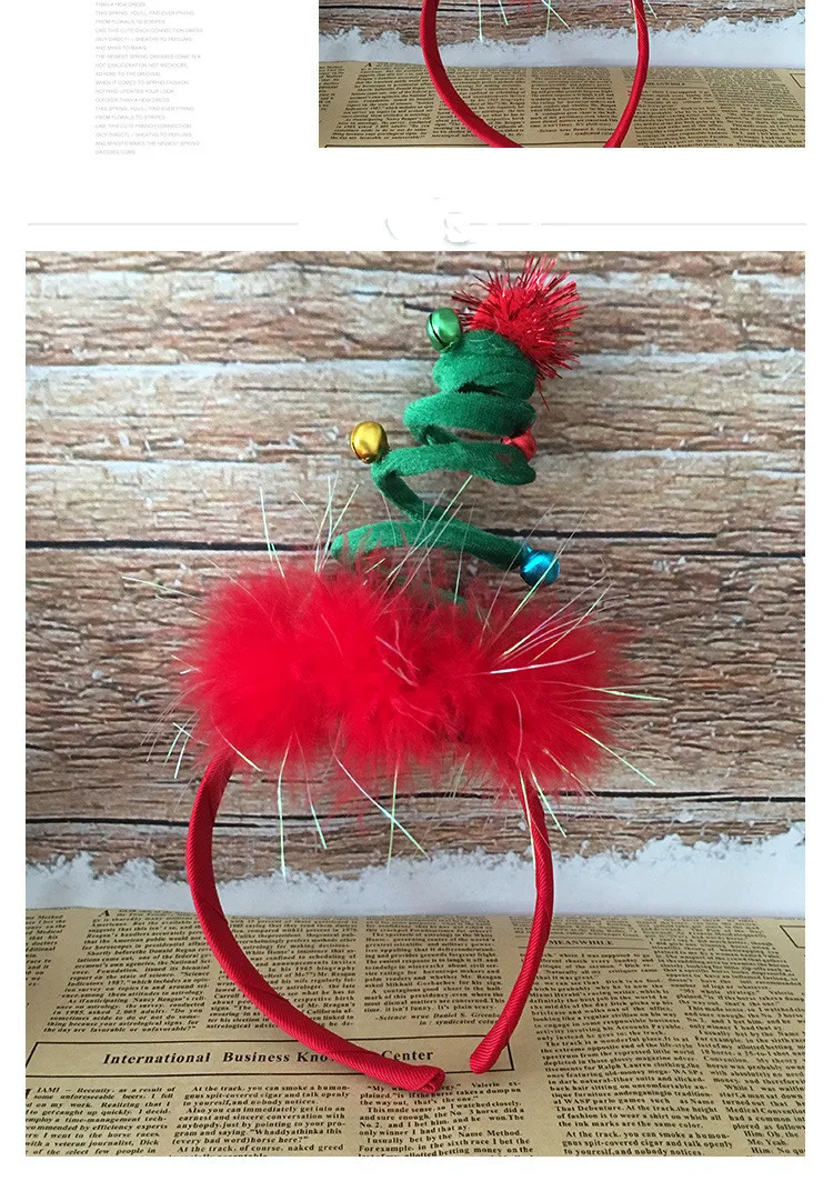 Рождественская весенняя шапка с перьями Женская рождественская шапка Санты повязка для волос застежка головной убор наголовный обруч вечерние Рождественский подарок