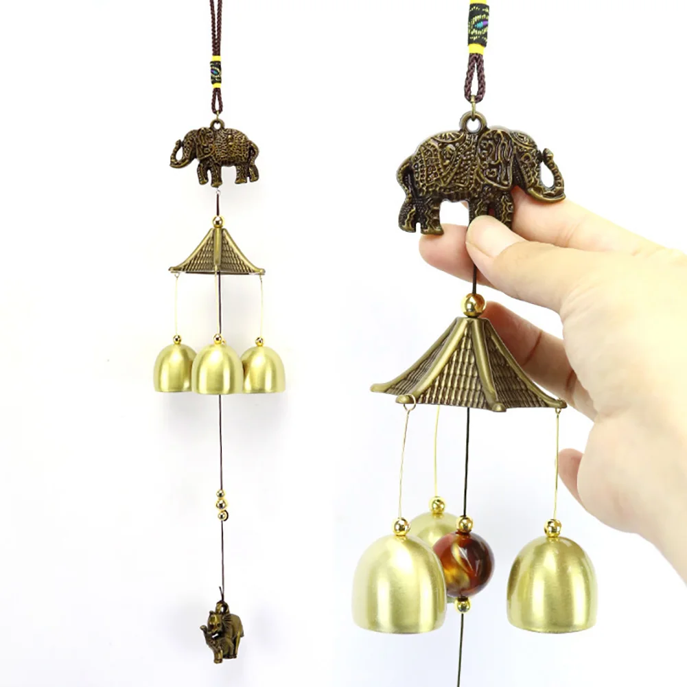 DIY висячий стиль, винтажный кулон, садовый слон, форма, на день рождения, колокольчики, для детей, медный сплав, домашний декор, колокольчик, милый орнамент