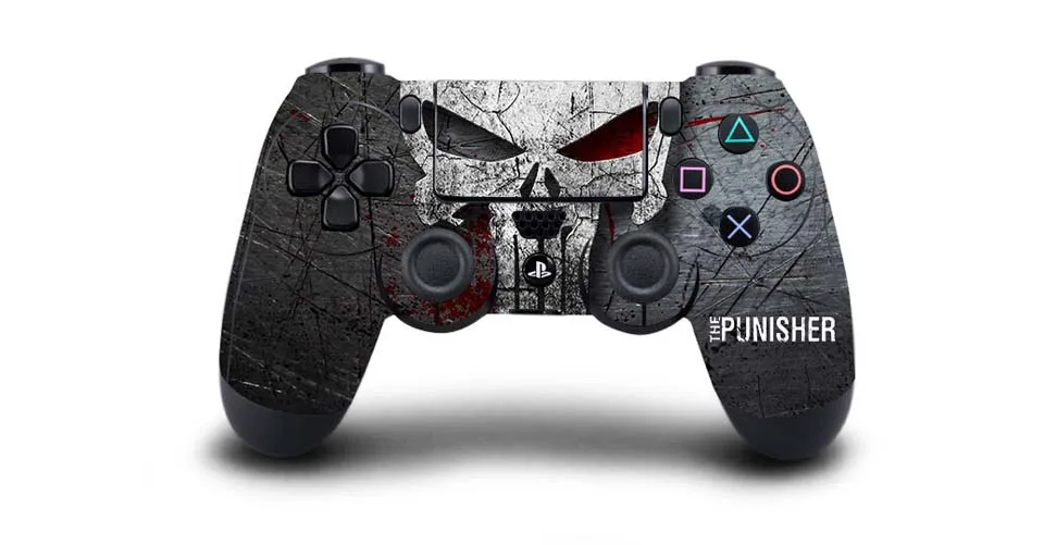 QBTM1118 Защитная Наклейка для контроллера PS4 чехол для Sony Playstation 4 Pro/тонкая наклейка на джойстик аксессуары - Цвет: QBTM1118