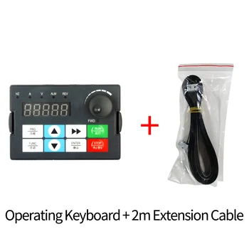

Inverter Operating keyboard and 2m Extension cable Control Panel Applicable of Speed controller frequency Inverters