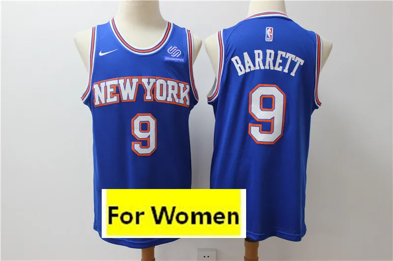 2 Женщин baskeball Нью-Йорк#9 R.J. Barrett Майки - Цвет: 2