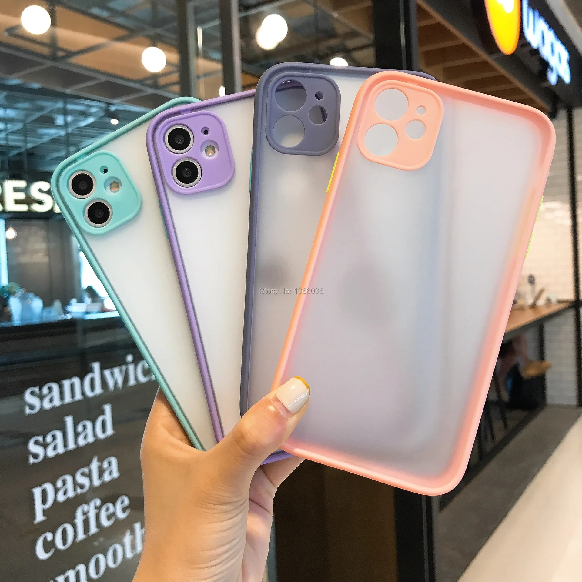 

100Pcs/Lot Camera Protection Case For Huawei P40 P30 P20 Pro Mate 30 20 Pro Nova7 Pro Nova6 SE Honor30 Frosted Translucent Cover
