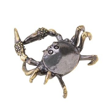 

MOZART Crab Ornaments Crab Bafanglaicai Small Mini CrossBorder General Pure Copper Tea Room Decoration Chinese Traditional