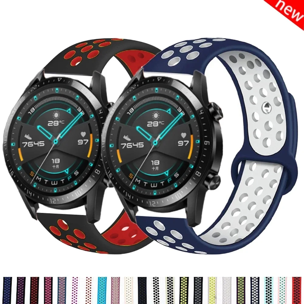 

22mm Silicon Quick Release Watchband for Huawei Watch GT gt 2 Band Strap Bracelet for Samsung Galaxy Watch 46mm Gear S3