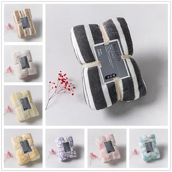 

Coral Velvet Absorbent Bath Towels For Adults Face Towel Bath Towel Set Soft Comfortable Bathroom Towel Set #5