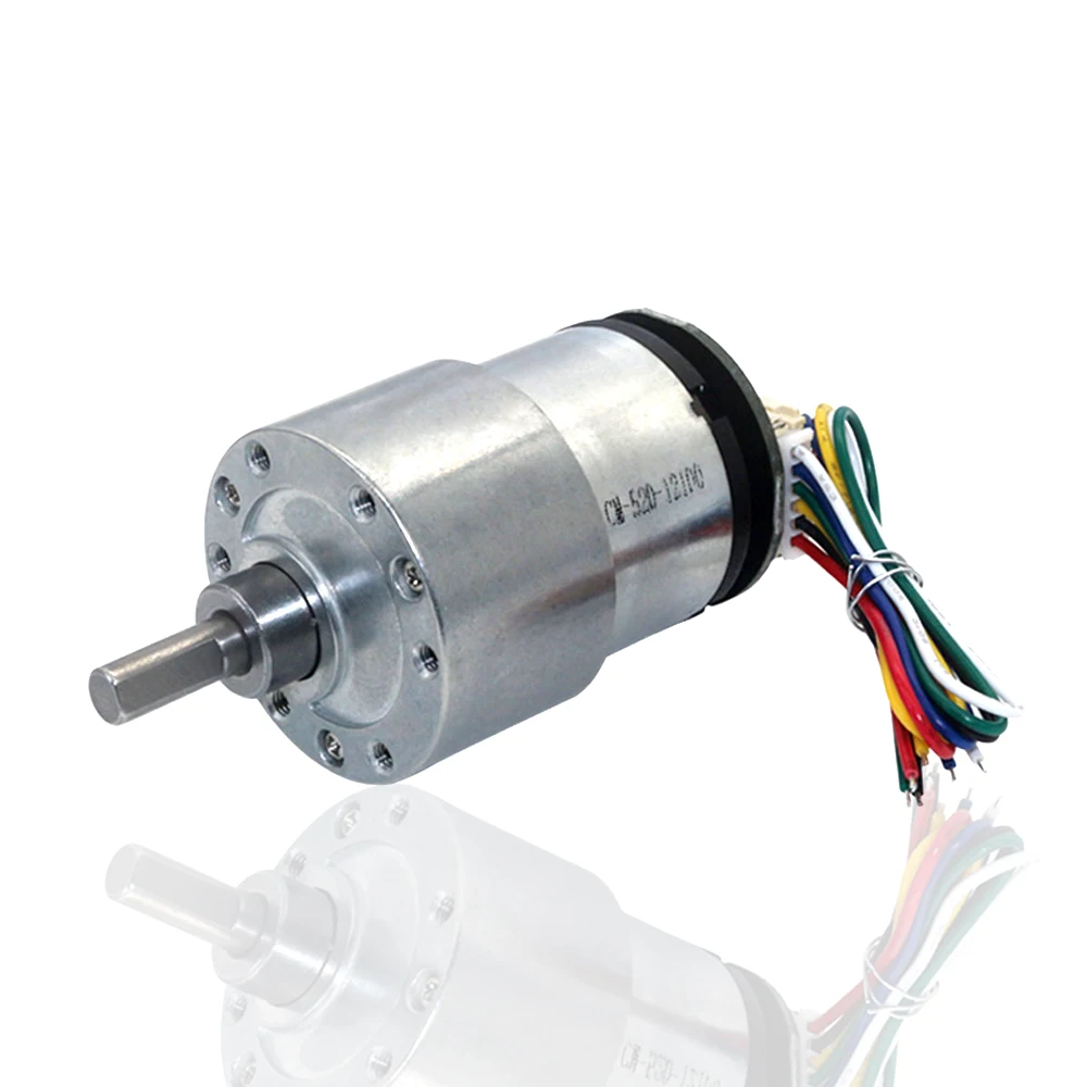 

6V 12V DC Electric Gear Motor With Hall Encoder 7-1590Rpm Micro DC DIY Smart Car Gear Motor With Speed Measurement Function