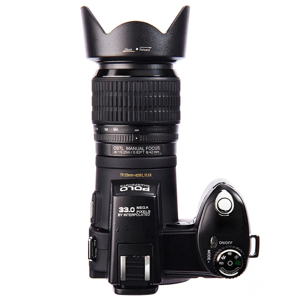 POLO D7200 цифровая камера 33MP автоматическая фокусировка профессиональная DSLR камера телеобъектив широкоугольный объектив Appareil фото сумка штатив