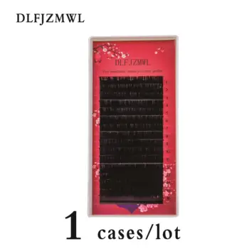 

DLFJZMWL16rows 1case faux cils mink individual eyelash extension cilios lashes for professionals soft mink eyelash free shipping