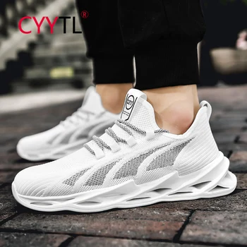 

CYYTL Sports Shoes for Men Mesh Fabric Breathable Running Sneakers Casual Top Quality Footwear Turnschuhe Sapatilhas Scarpe