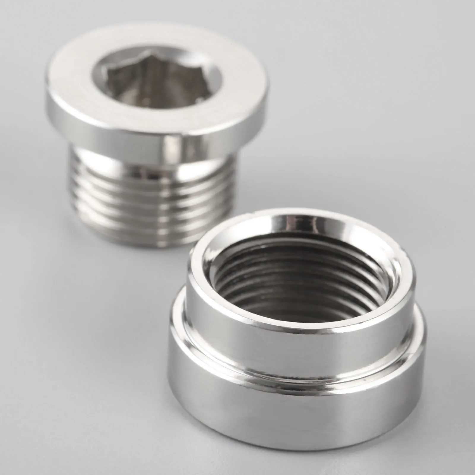 Yetaha 2 комплекта Универсальный кислородный датчик O2 ступенчатый монтажный босс и