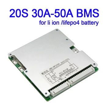 

20S 50A 30A BMS 20S 72V 30A li ion lipo lithium 20S 40A 30A BMS 60V lifepo4 lithium battery protection board