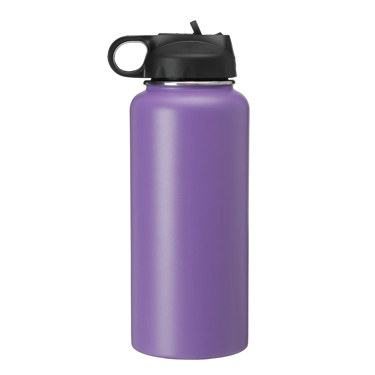 Purple 946 мл бутылка для воды из нержавеющей стали PP Напиток Открытый Альпинизм спорт герметичная вакуумная изоляция портативная бутылка для воды - Цвет: Purple