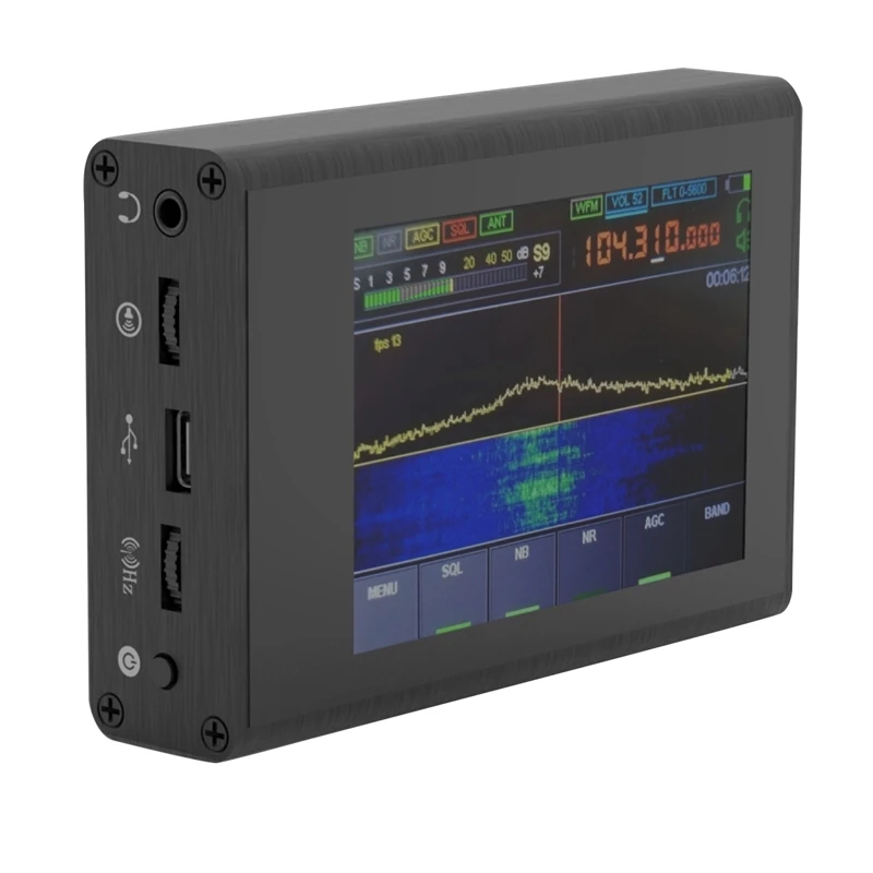 Новое 50 кгц-200 МГц малахитовое SDR коротковолновое радио Malahit DSP 3 5 дюймовый пресс Sn