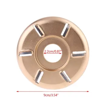 

Golden 90mm Diameter Rotary Planer Power Wood Carving Disc Angle Grinder Blade