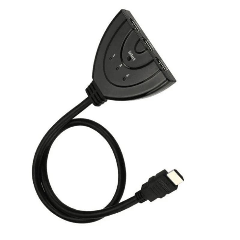 Интеллектуальный Переходник HDMI разветвитель кабель 1080P HDMI концентратор с USB PD 3 в 1 переключатель для HD tv Xbox PS3 PS4 DVD tv BOX и т. Д
