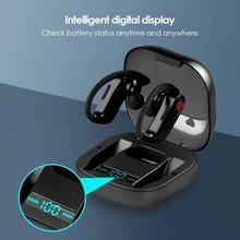 Q62 наушники Bluetooth PowerHBQ PRO цифровой дисплей гарнитура спортивные наушники