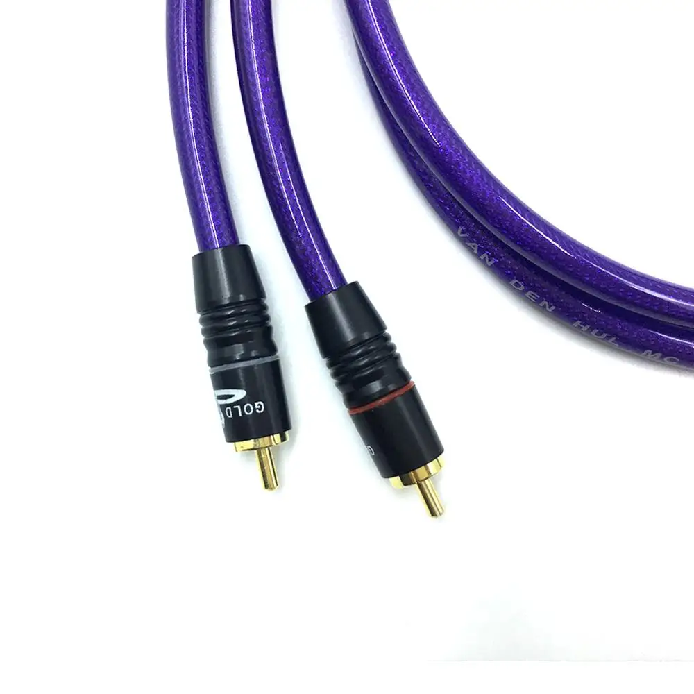 Высокопроизводительный кабель HIFI стерео RCA для подключения 2rca к с позолоченным