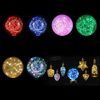 

Light Bulb Copper Wire Wedding Yard Festival LED Light Bulb Durable E27 Garden Outdoor LED Bulb Decorative Lights