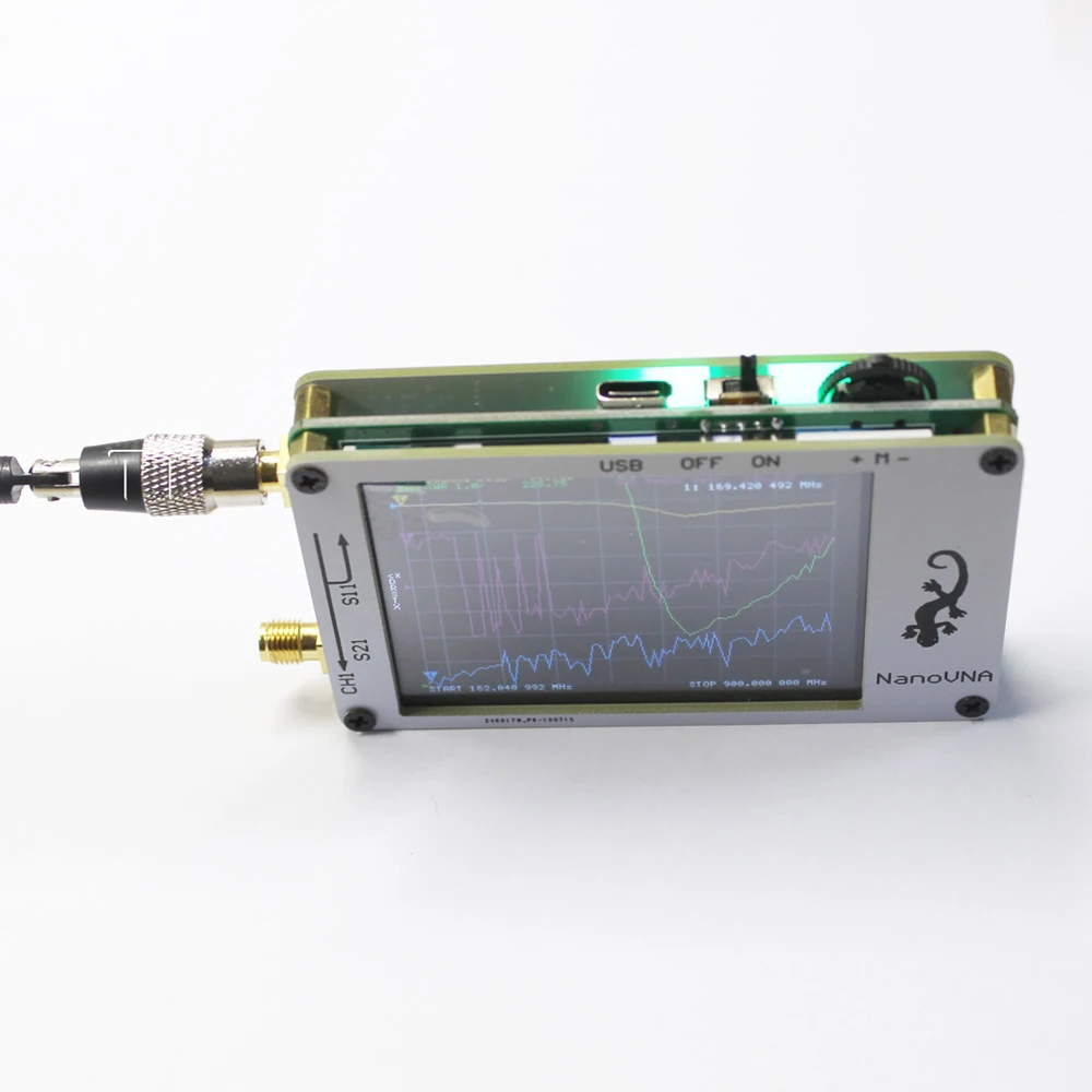 Векторный анализатор сети NanoVNA 50 кГц 900 МГц цифровой ЖК дисплей HF VHF UHF антенны