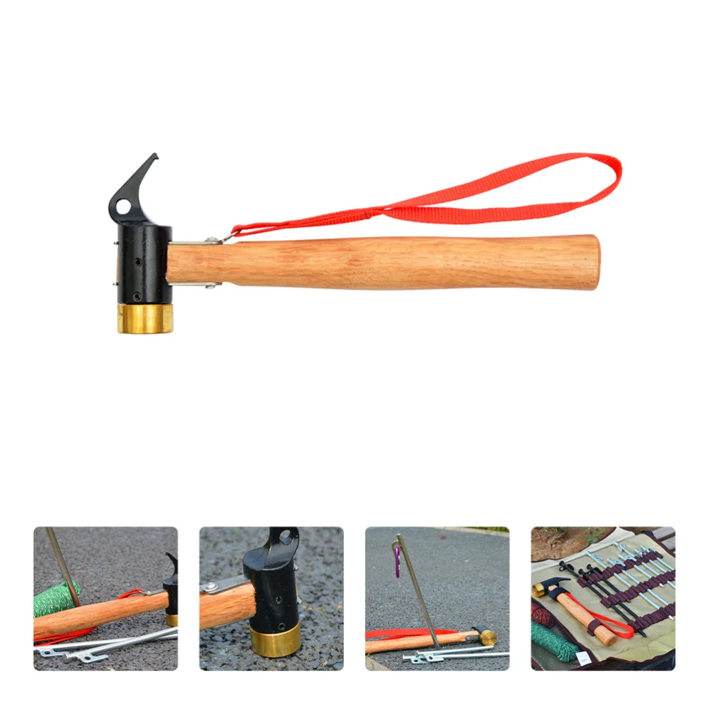 

1Pc Camping Hammer Chic Fine Light Tent Hammer Nail Remover Gift Tool