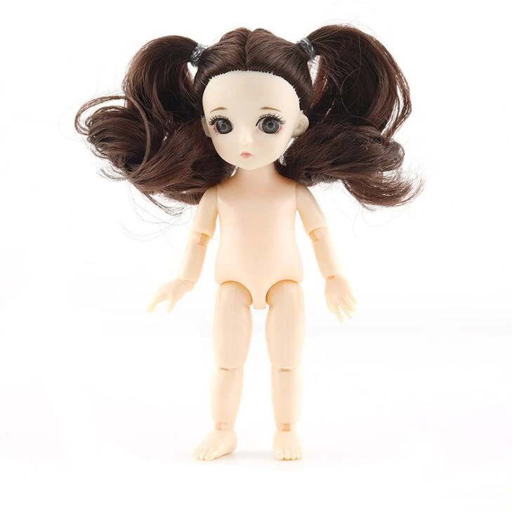 13 подвижных шарнирных 16 см 1/8 куклы игрушки BJD кукла голая обнаженная женская мода тела Куклы Игрушки для девочек подарок нормальная кожа - Цвет: 23