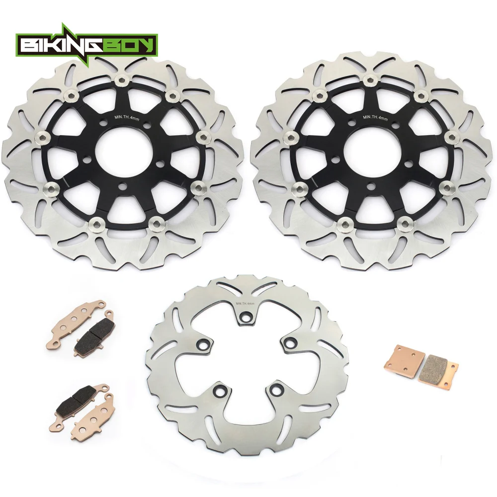 BIKINGBOY для SUZUKI GSX600F GSX750F GSX 600 750 F K4 K5 K6 2004 2005 2006 плавающие Передние Задние тормозные