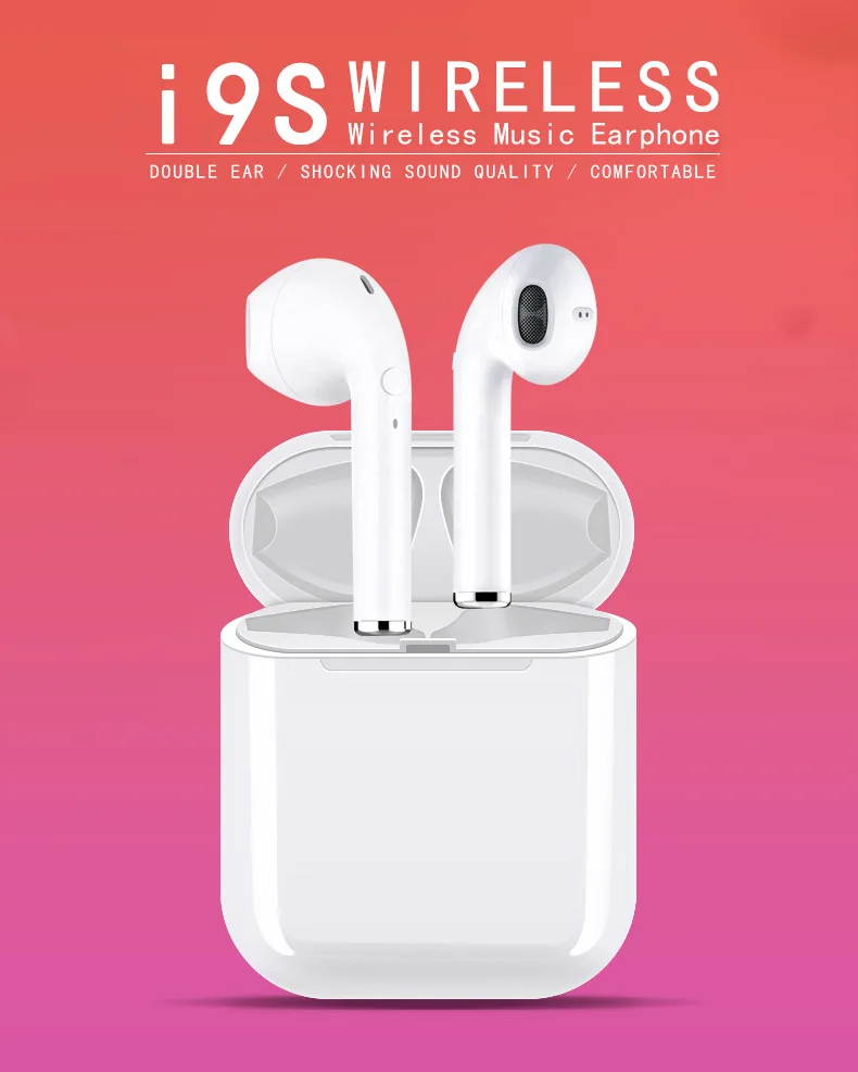 

i9s tws Bluetooth Earphone Mini Headphone Wireless Earbuds Sport Bluetooth-5.0 Headset With Mic Charging Box Sport Headset For Smart Phone