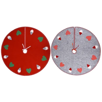 

Christmas Tree Skirt Linen Carpet Festive Christmas Decoration for Home Floor Mat New Year Decoration Natal Navided
