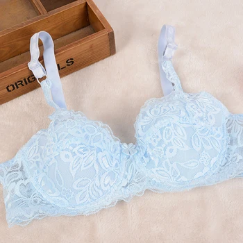 

Summer Style Ultra-thin Sexy Breathable Lace Comfortable Adjustable Push Up Bra For Women Girls Underwears