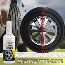 Car Motorcycle Universal Wheel Cleaner Spray Powerfully Remove Stains UV Rim Care Car Wheel Clean Car Accessories