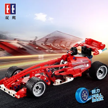 

CaDA Racing Car Building Blocks Technic C52016W DIY Formula Car Assemble Blocks Educational Toy for Children