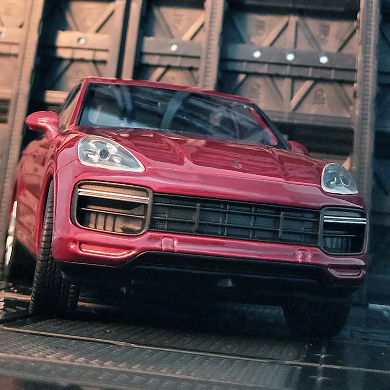 Модель автомобиля Welly 1:24 Porsche Cayenne Turbo из сплава Литые и игрушечные транспортные