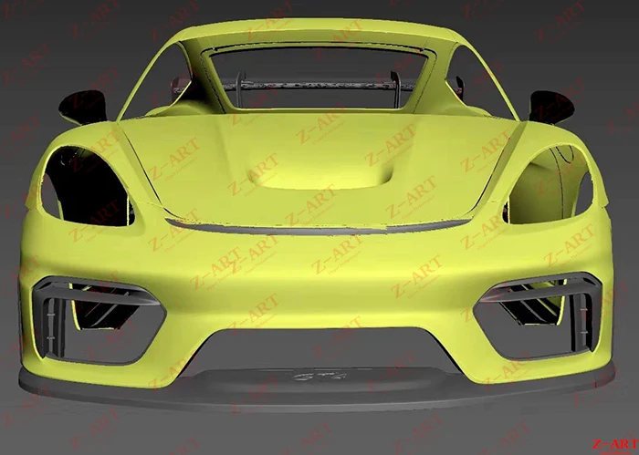 Z-ART для Porsche 718 сухое углеродное волокно передний капот для Porsche 718 Boxster Cayman углеродное волокно передняя крышка багажника для 718