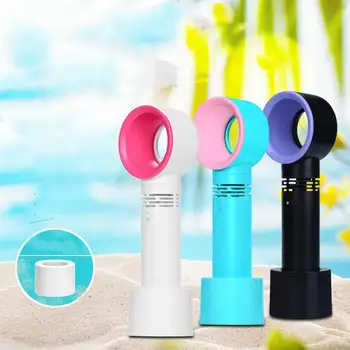 

wentylator bezlopaElectric Bladeless Fan Portable Cordless Usb Charging Mini Handheld Fan Handheld Mini Cooler No Leaf Handy Fan