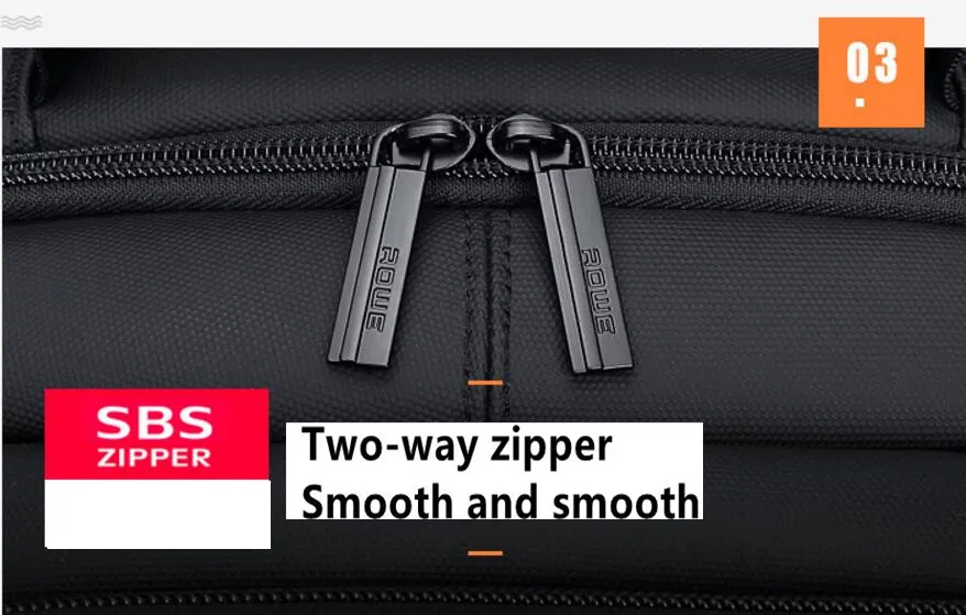 Boutique Men Backpack USB Charging Interface Business Computer Bag Multifunction High Density Oxford Cloth Travel Backpack Backp