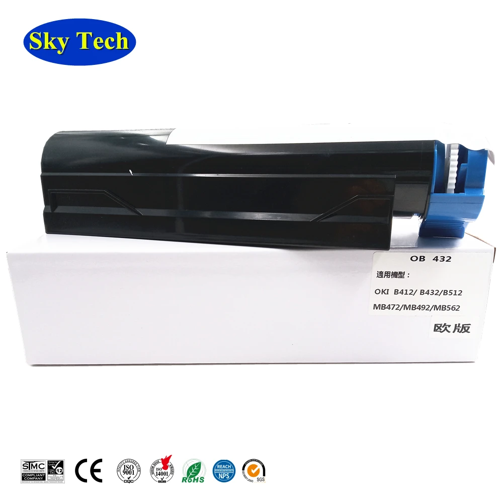 

[7K Page yield] Remanufactured Toner B432 For OKI B412dn B432dn B512dn MB472dnw MB492dn MB562W etc