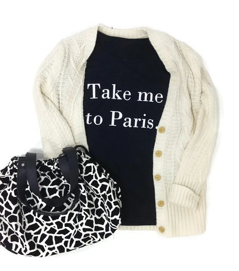 Love zz Take Me To Paris футболка рубашка Париж любовь женская черная крутой стиль футболки
