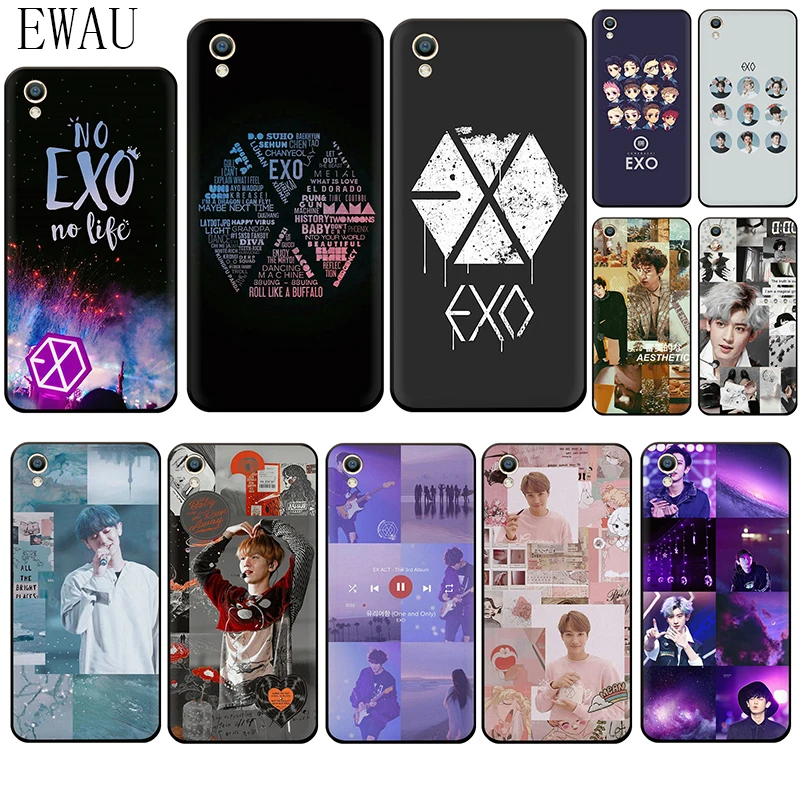 Силиконовый чехол для телефона EWAU EXO band k-pop OPPO A1K A5 A9 Reno Z 2 3 10X Realme 5 Pro Q X2 XT X Lite X50 |