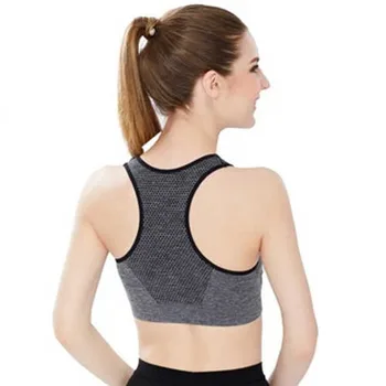 

3D Fitness Top Bra for Women Gym Vest Plus Size Brassiere Seemless Yoga Running Sleep Underwear Cotton Sports Bra