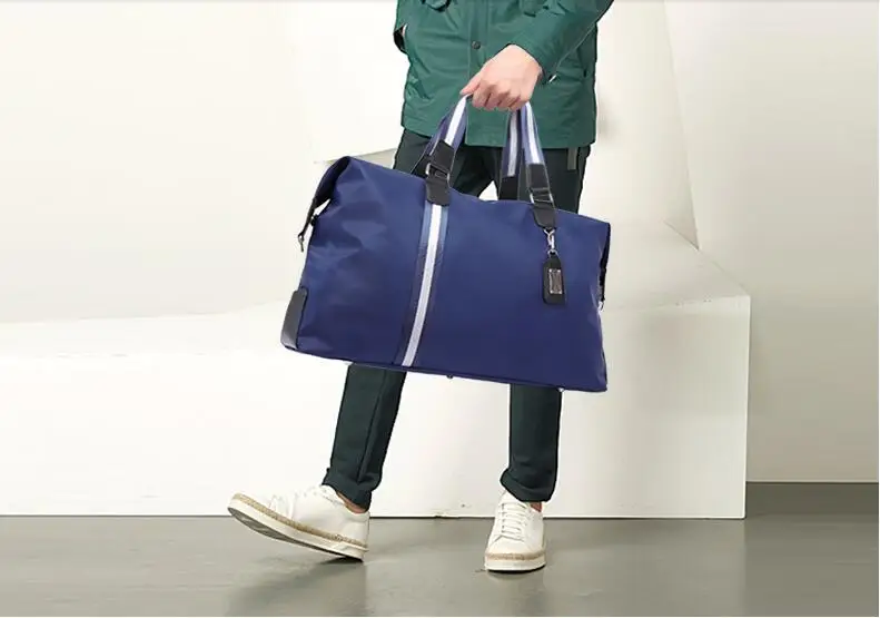 Модная сумка большая Ёмкость Для мужчин ручной Чемодан Путешествия Duffle Сумки нейлон Водонепроницаемый дорожные сумки