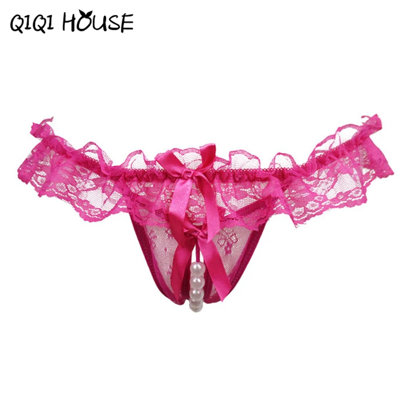 Hot Pink Женское нижнее белье с вырезами, сексуальные открытые трусики-стринги с промежностью, кружевные трусики, трусики-стринги, нижнее белье, сексуальные трусики с вырезами#568 - Цвет: Hot Pink
