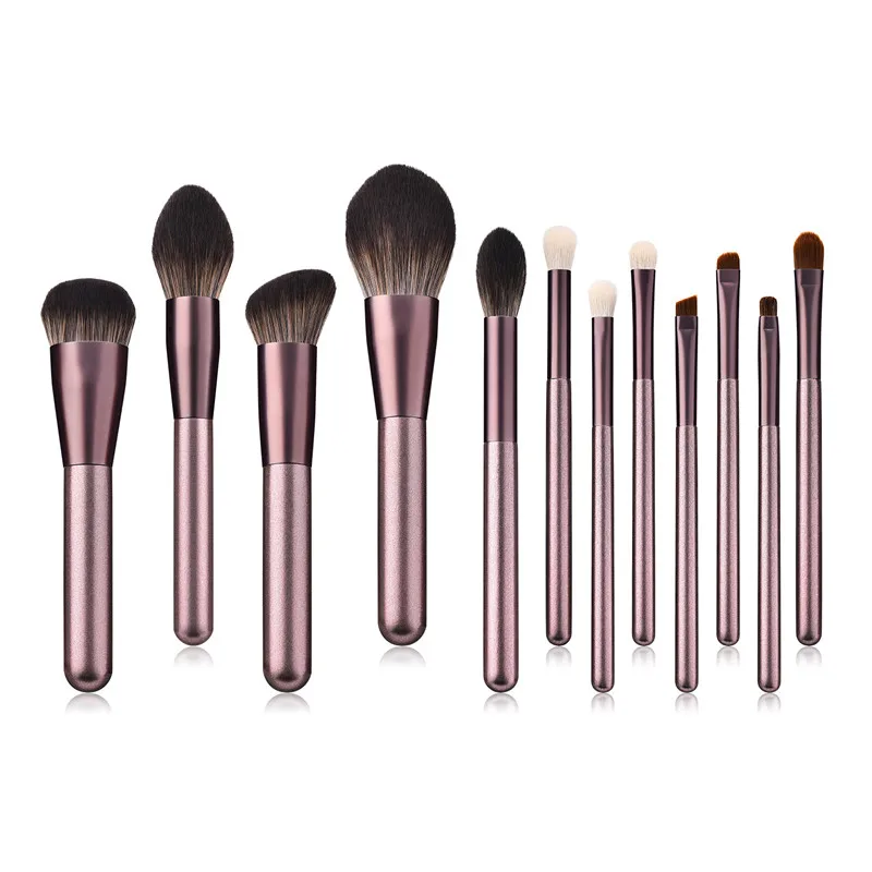 

Makeup Brushes Set Powder Foundation Eyeshadow Make Up Brush Cosmetics Soft Synthetic Hair Eyeliner Lip Brush 12 Pcs